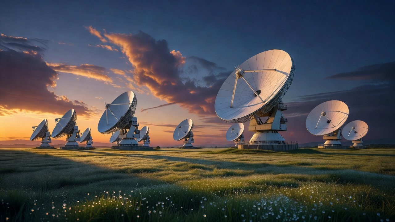 Abstract visualization of a global telecommunications network with connected and unconnected regions