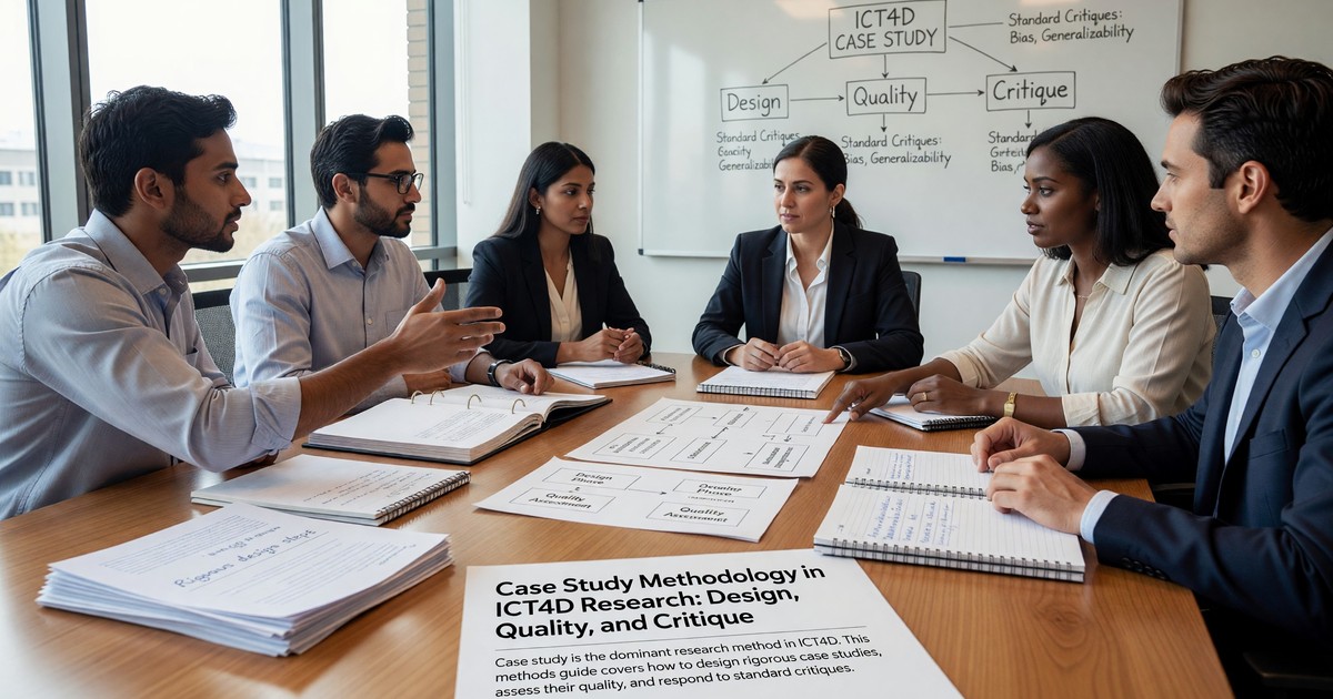 Case Study Methodology in ICT4D Research: Design, Quality, and Critique