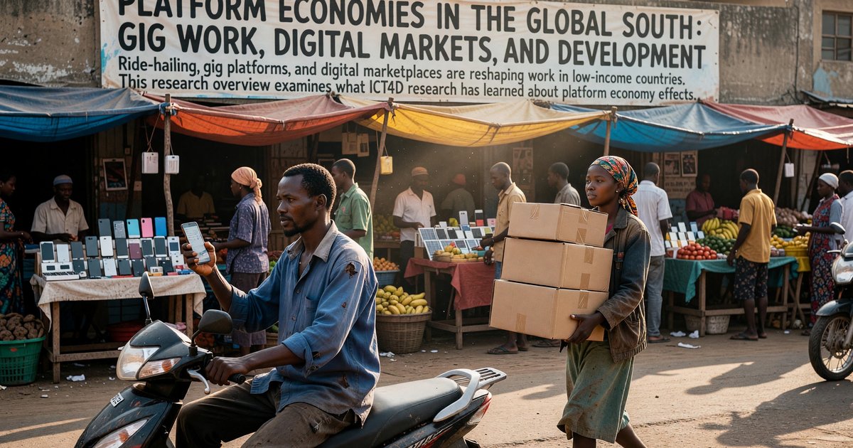 Platform Economies in the Global South: Gig Work, Digital Markets, and Development